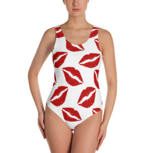 graphic one piece swimsuit