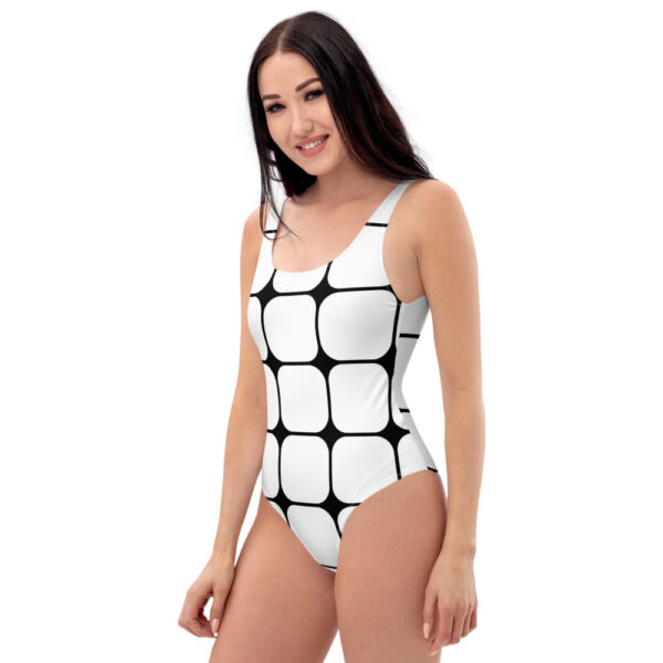 Women's White One Piece Swimsuit