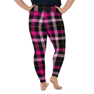 plaid yoga pants