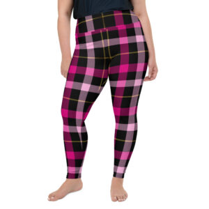 plaid yoga pants