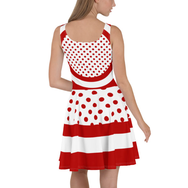Red Polka Dot Swing Dress
