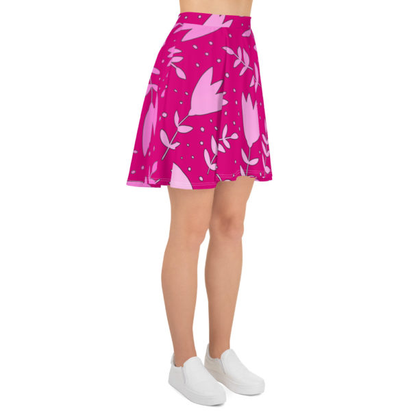 plus size pink skirt