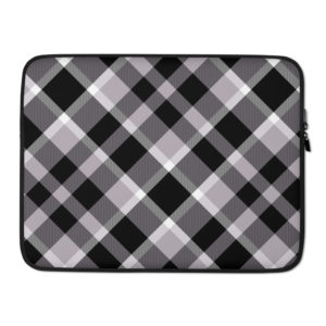 plaid laptop sleeve