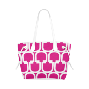 Zippered Tote Bag With Pockets