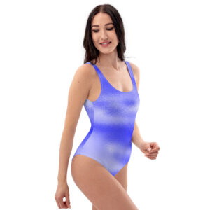 Blue Metallic Swimsuit