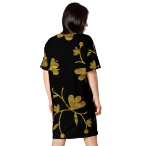 Womens Black T shirt Dress