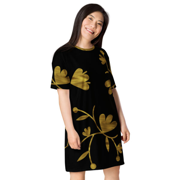 Womens Black T shirt Dress