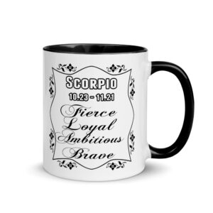 scorpio mug