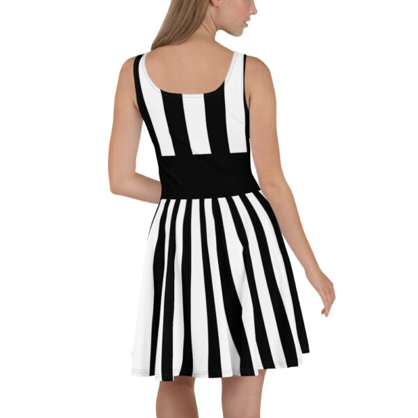 Black And White Skater Dress