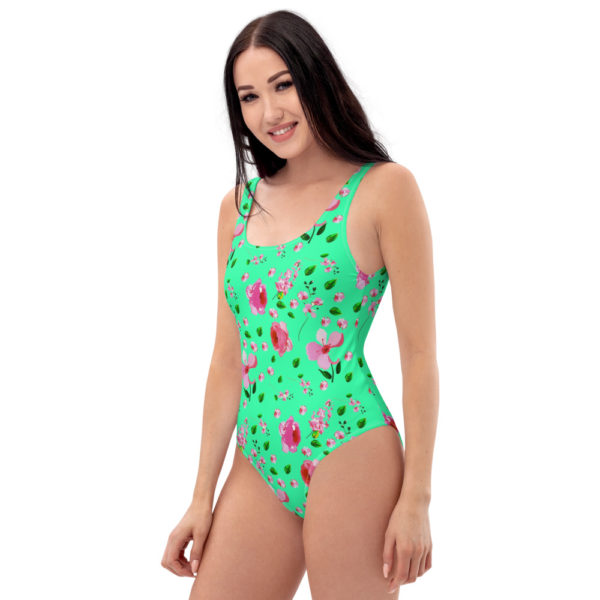 Floral One Piece Swimsuit