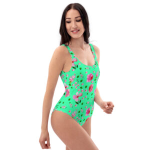 Floral One Piece Swimsuit