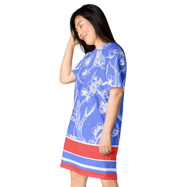 Blue T-shirt Dress