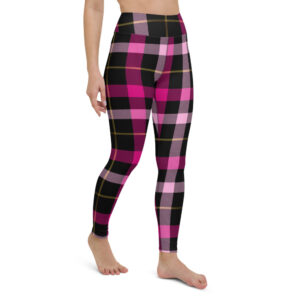 Pink Plaid Leggings