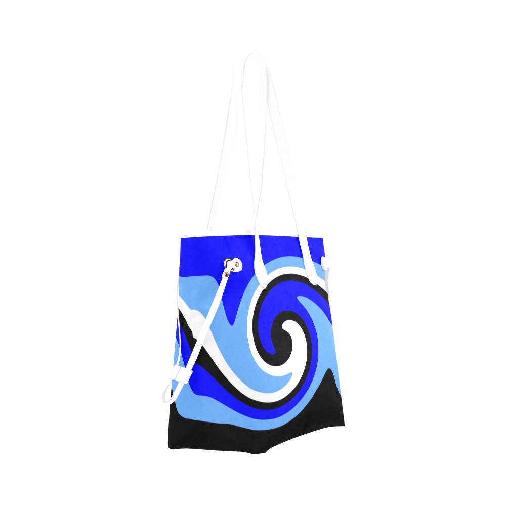 blue tote bag