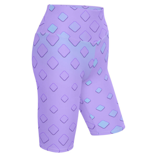 lavender biker shorts