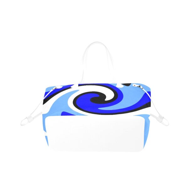 blue tote bag