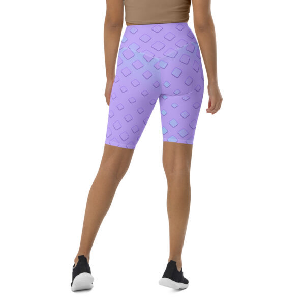 lavender biker shorts