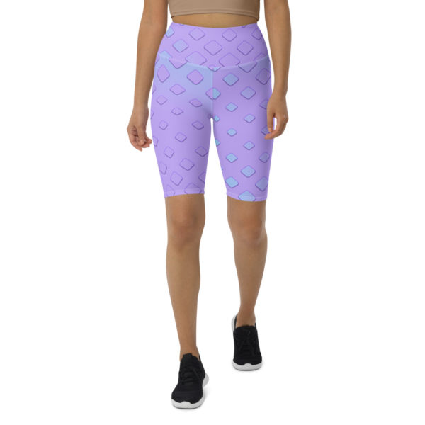 lavender biker shorts