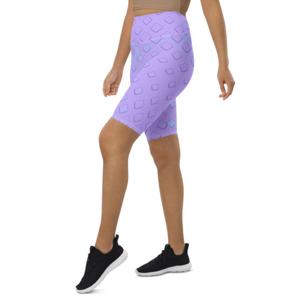 lavender biker shorts