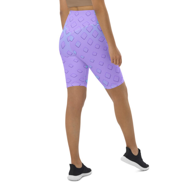 lavender biker shorts