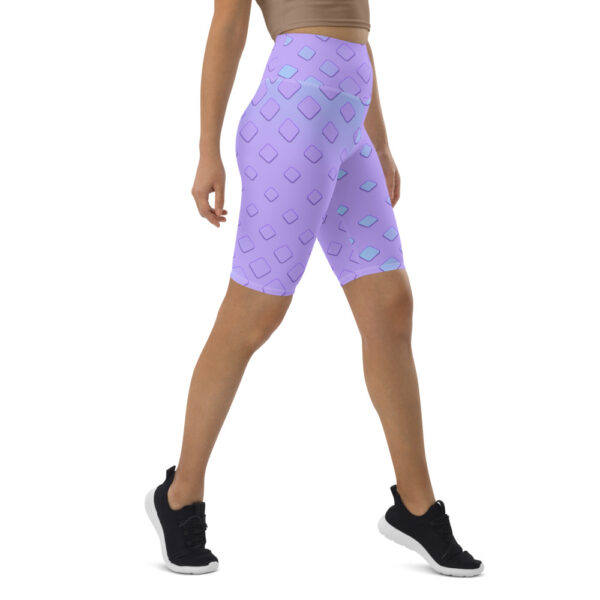 lavender biker shorts