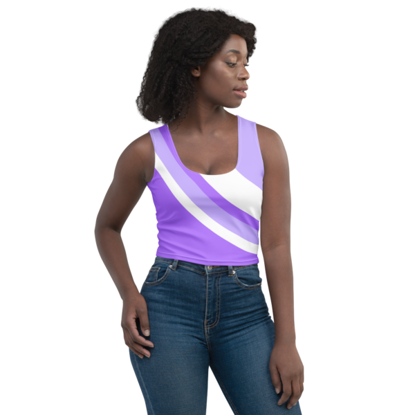 lavender crop top