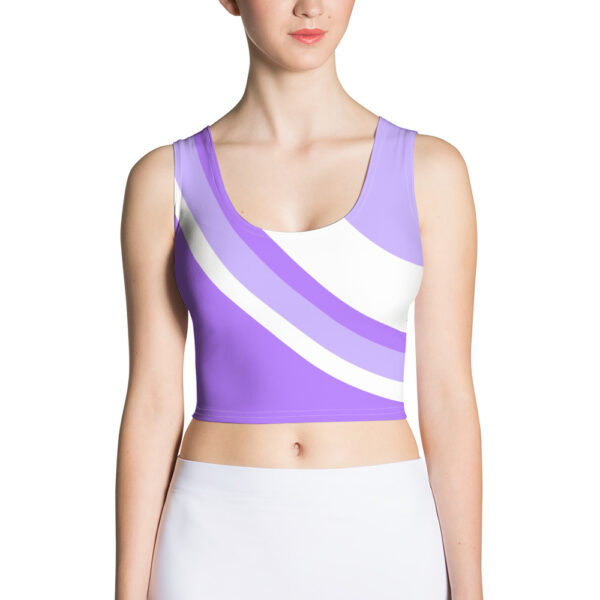 lavender crop top