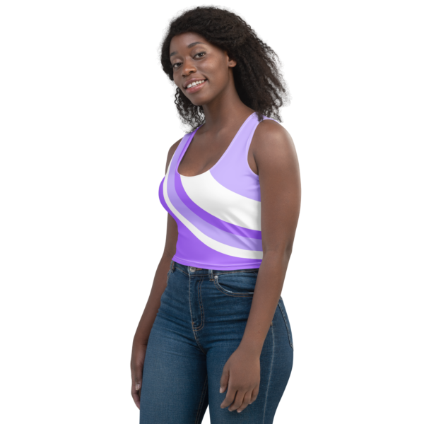 lavender crop top