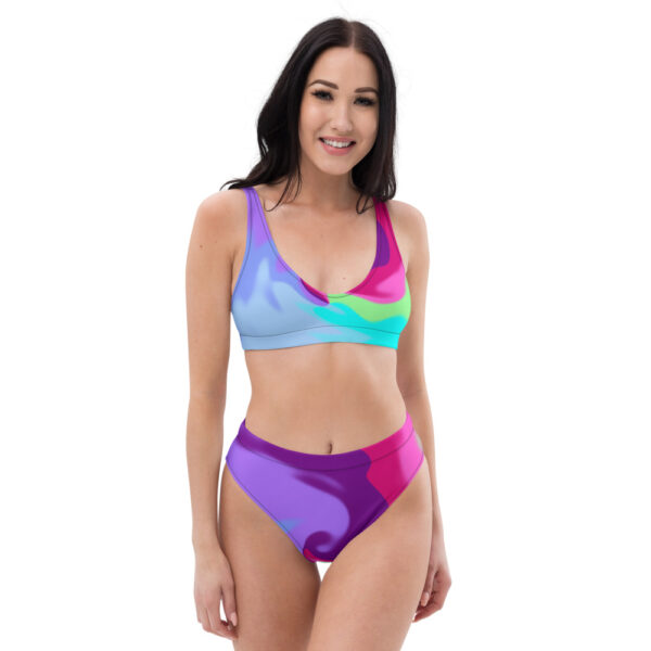 two piece swimsuits high waist