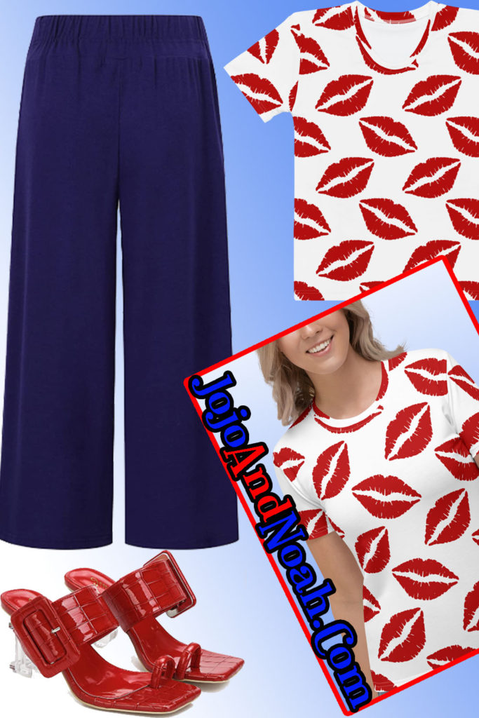 RedWhiteAndBlueApparel CapriPants