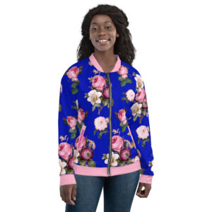 floral bomber jacket