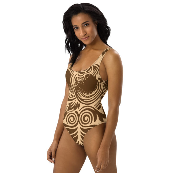 Brown Swimsuit One Piece
