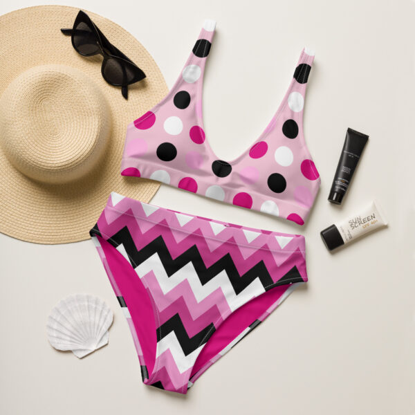 pink high waist bikini