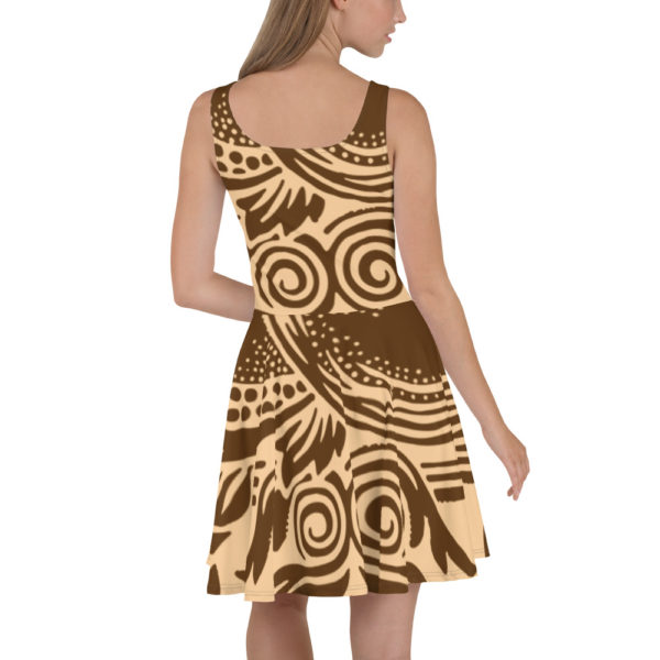 Brown Skater Dress