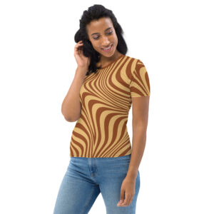 Womens Brown Tee Shirt