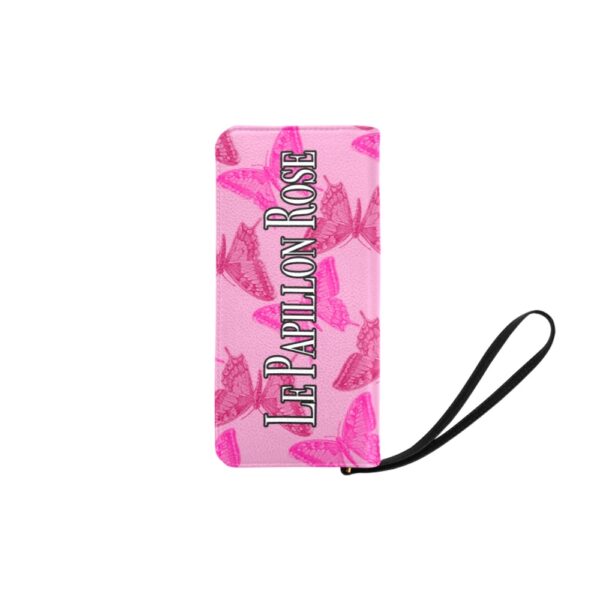 pink wristlet wallet