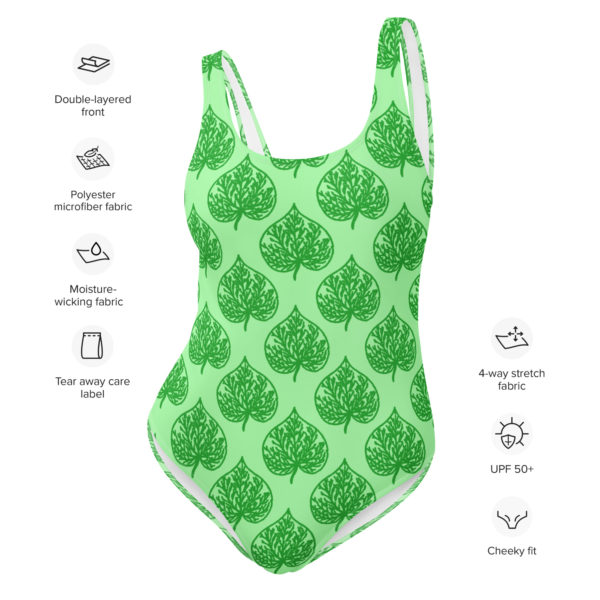 light green swimsuit