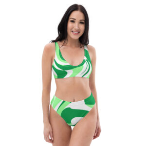 green high waisted bikini