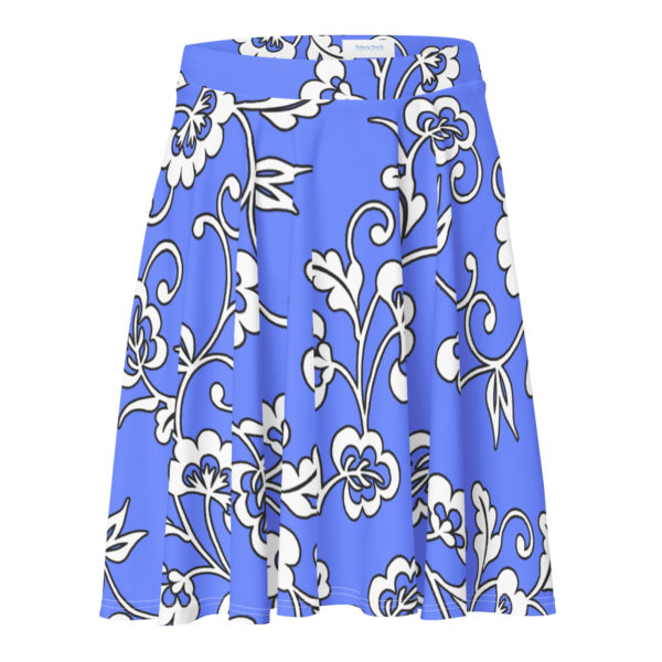 pastel blue skirt