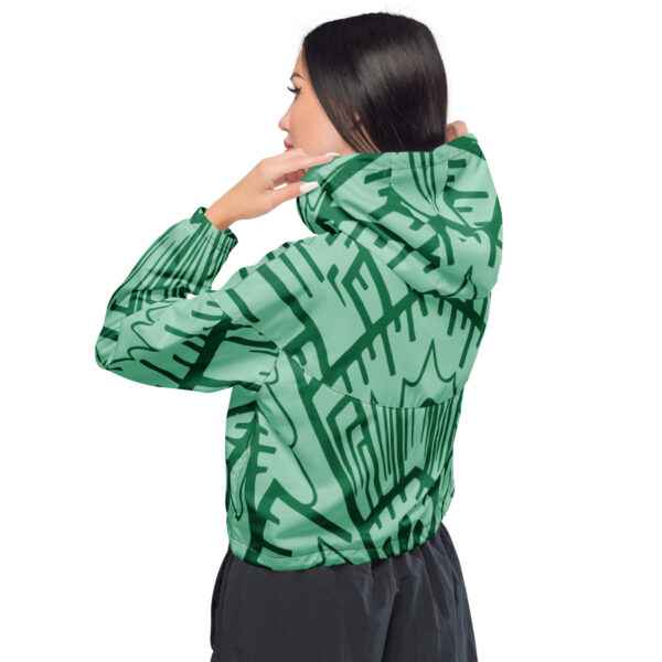 green windbreaker