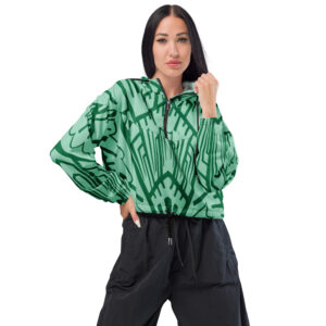 green windbreaker