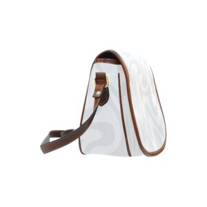 white saddle bag
