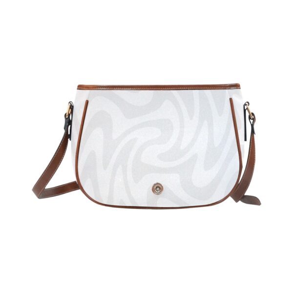 white saddle bag