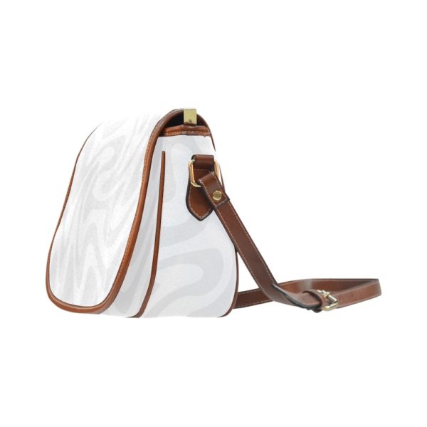 white saddle bag