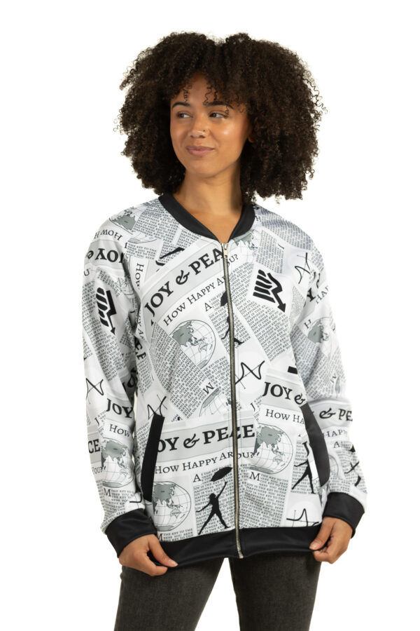 Great Graphic Bomber Jacket - Image 12