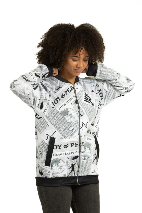 Great Graphic Bomber Jacket - Image 14