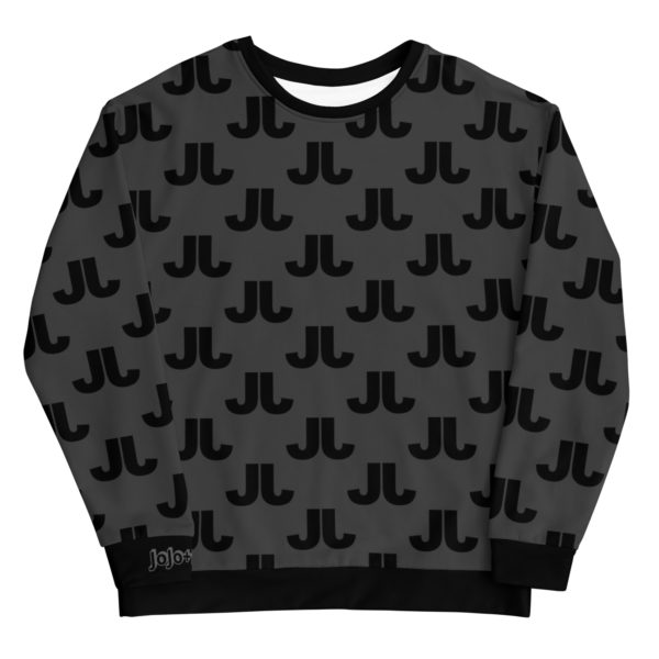 black graphic sweatshirt