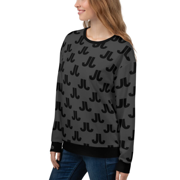 black graphic sweatshirt