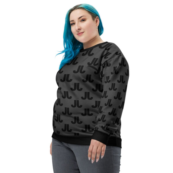 black graphic sweatshirt