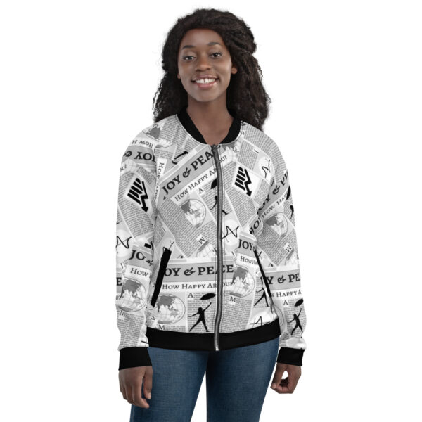 Graphic Bomber Jacket